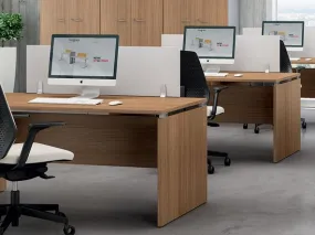 Panneau frontal mélaminé pour bureaux individuels Etner - Etner